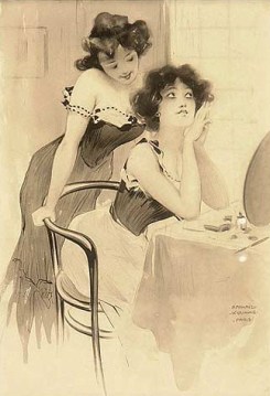 Raphael_Kirchner_Damen_bei_Toilette